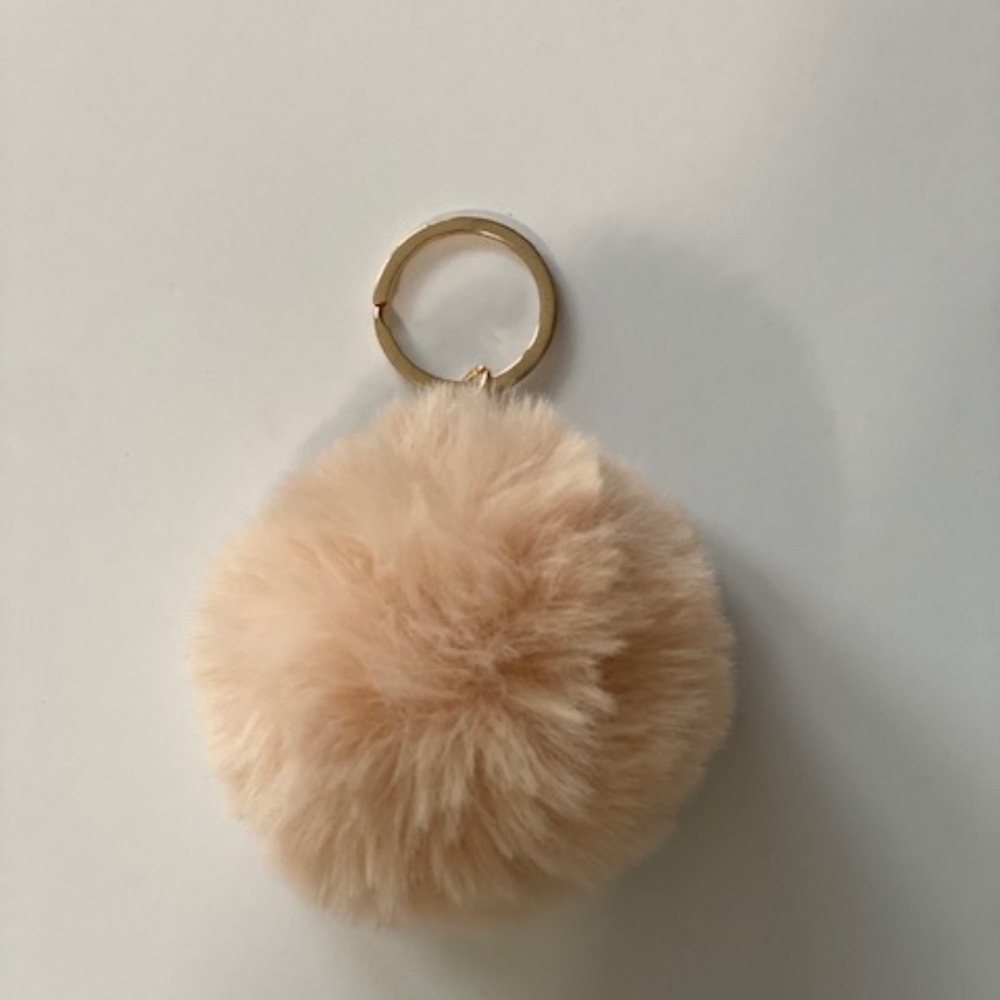 Pom-Pom Keychain (Brown Shades)